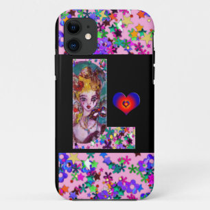 CAPA PARA iPhone 11 NAMORADOS VENETIANO MASCARADA MONOGRAMA F LETRA