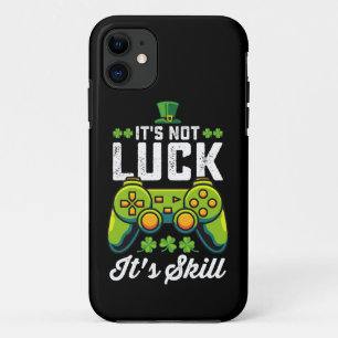Capa Para iPhone 11 Não é Sorte é Habilidade Jogos Dia de São Patrício