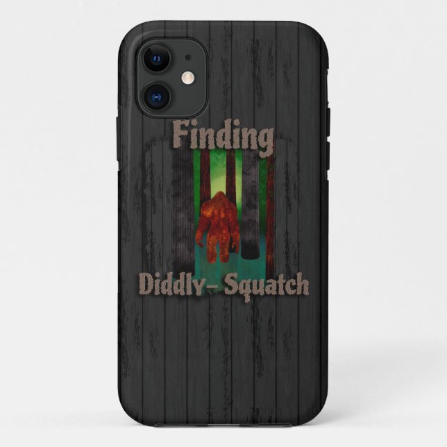 Capa Para iPhone 11 não encontrando bigfoot (Verso)
