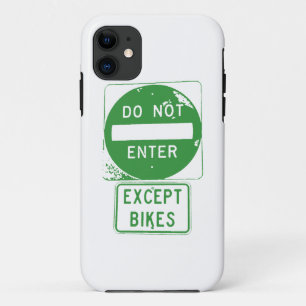 Capa Para iPhone 11 Não Entrar Exceto Bikes