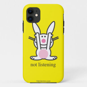 Capa Para iPhone 11 Não escutando