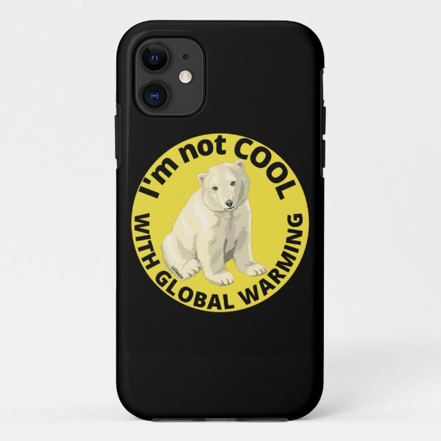 Capa Para iPhone 11 NÃO ESTOU LEGAL COM O AQUECIMENTO GLOBAL... salvar (Verso)