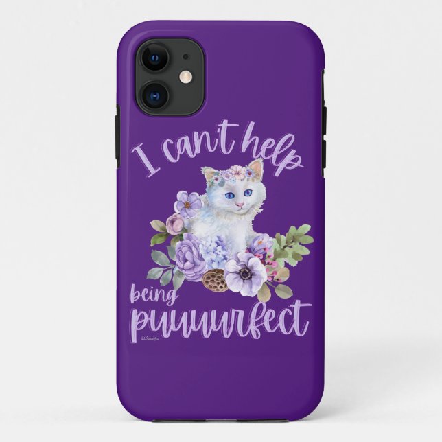 Capa Para iPhone 11 Não posso ajudar a ser um presente engraçado de ga (Verso)