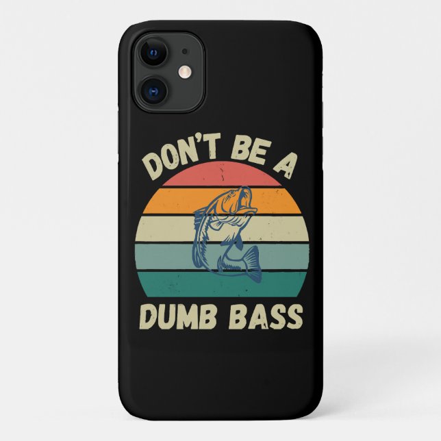 Capa Para iPhone 11 Não Seja Burro Baixo (Verso)
