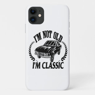Capa Para iPhone 11 Não sou velho sou clássico carro engraçado