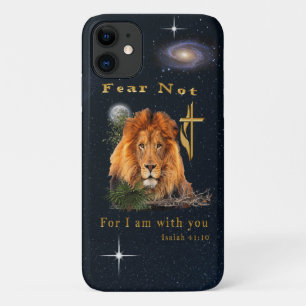 Capa Para iPhone 11 Não temas, pois estou contigo