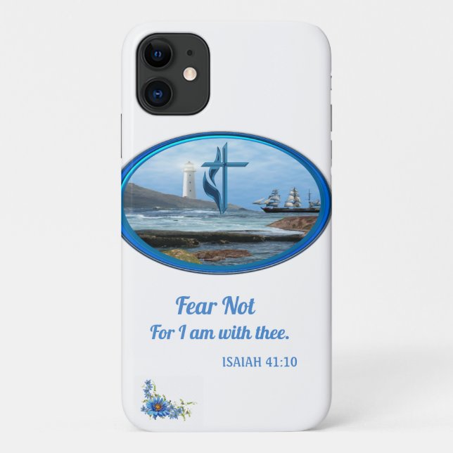 Capa Para iPhone 11 Não tenho medo de estar com você (Verso)
