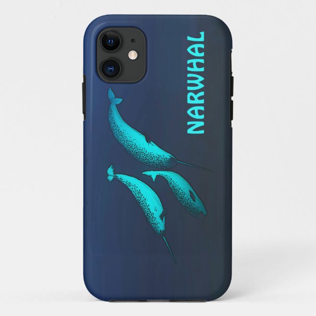 Capa Para iPhone 11 Narwhal (Verso)