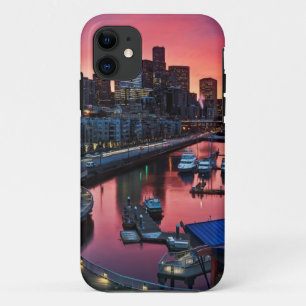 Capa Para iPhone 11 Nascer do sol no cais 66 que olha para baixo no
