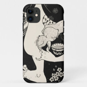 Capa Para iPhone 11 Nascimento da vitela do pé, ilustração de