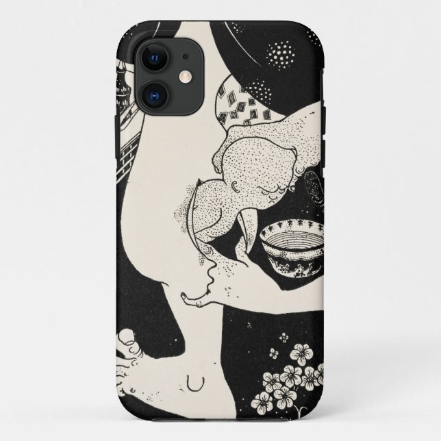 Capa Para iPhone 11 Nascimento da vitela do pé, ilustração de (Verso)