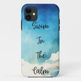 Capa Para iPhone 11 Natação Na Calma