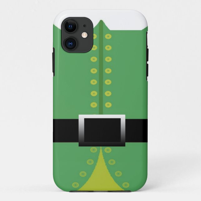 Capa Para iPhone 11 Natal bonito do duende (Verso)