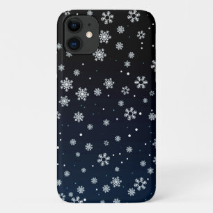 Capa Para iPhone 11 Natal: Padrão de neve