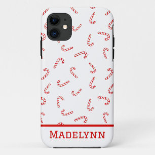 Capa Para iPhone 11 Natal Personalizado de Cana de Açúcar