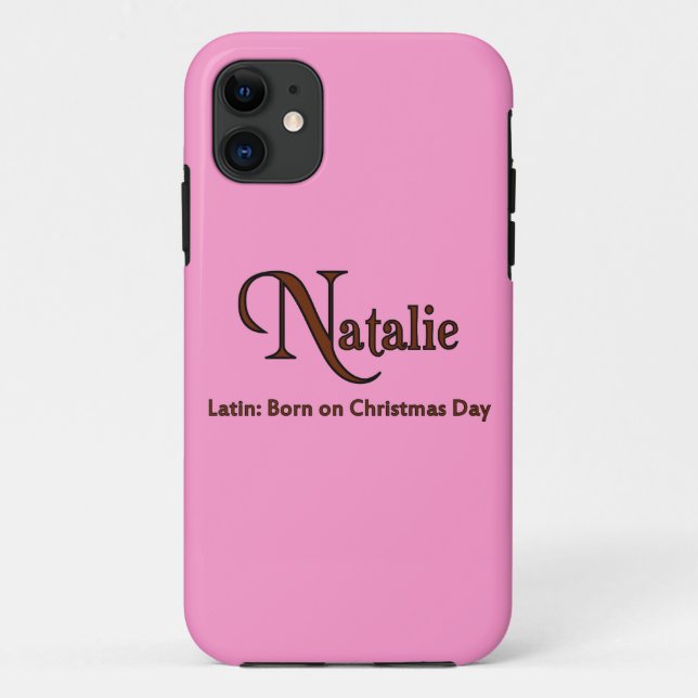 Capa Para iPhone 11 Natalie (Verso)
