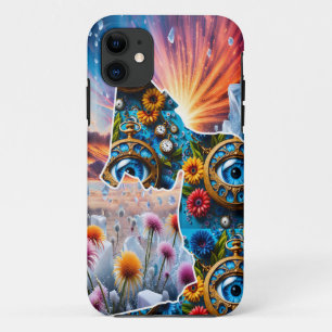 Capa Para iPhone 11 Natureza com Tempo