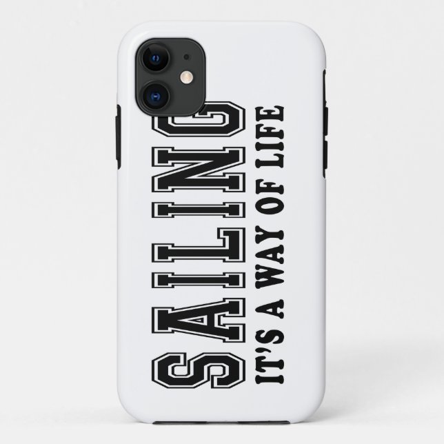 Capa Para iPhone 11 Navegá-lo é modo de vida (Verso)