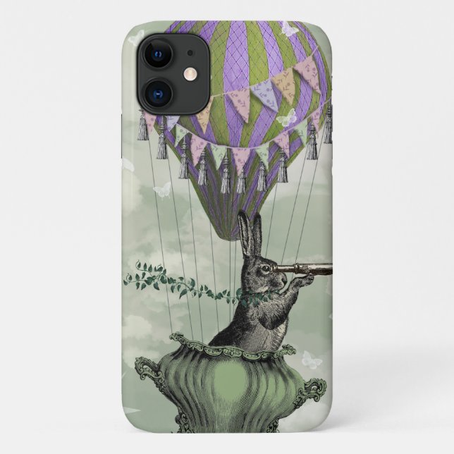 Capa Para iPhone 11 Navegando no coelho (Verso)