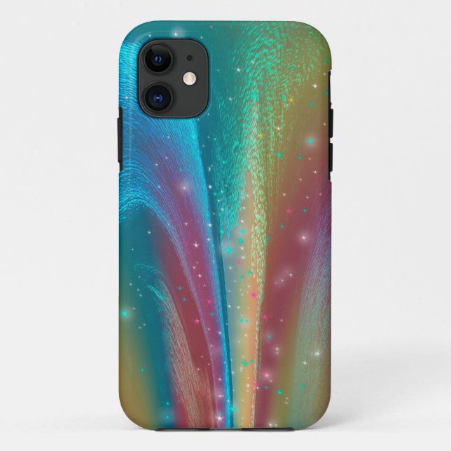 Capa Para iPhone 11 Nebula Fantasy Galaxy Abstrato Art (Verso)