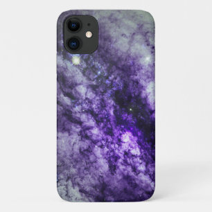 Capa Para iPhone 11 Nebulosa em ametista púrpura
