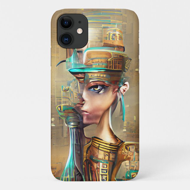 Capa Para iPhone 11 Nefertiti (Verso)