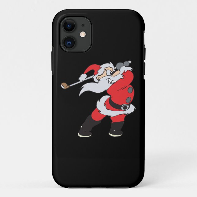 Capa Para iPhone 11 Negócio dos meios do papai noel (Verso)