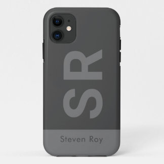 Capa Para iPhone 11 negrito mínimo personalizado