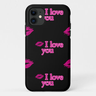 Capa Para iPhone 11 negro eu te amo
