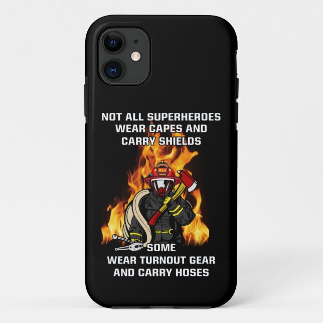 Capa Para iPhone 11 Nem todos os super-heróis... (Verso)