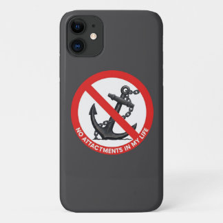 Capa Para iPhone 11 Nenhum apego na minha vida