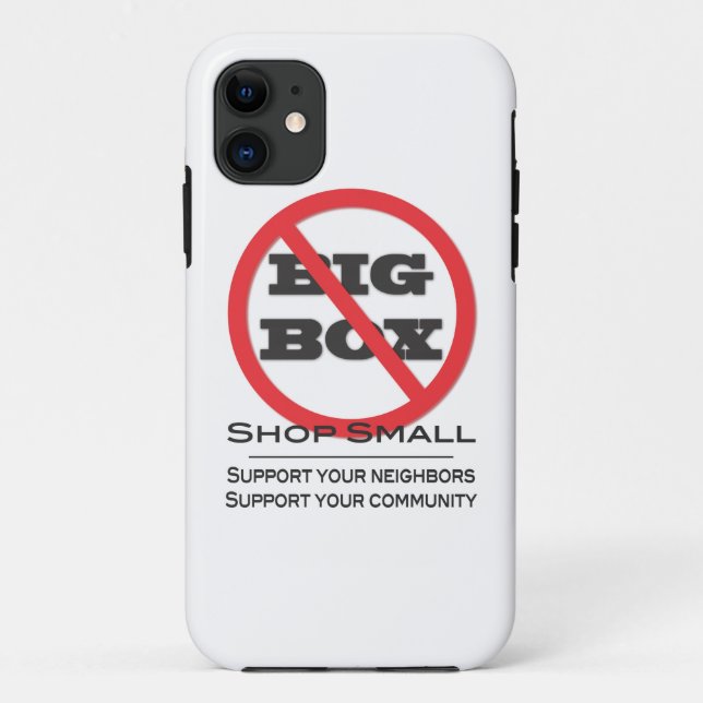 Capa Para iPhone 11 Nenhuma Loja Grande! (Verso)