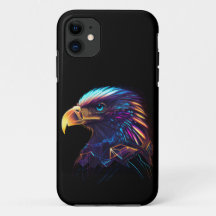 Neon Eagle Futuralista Negro