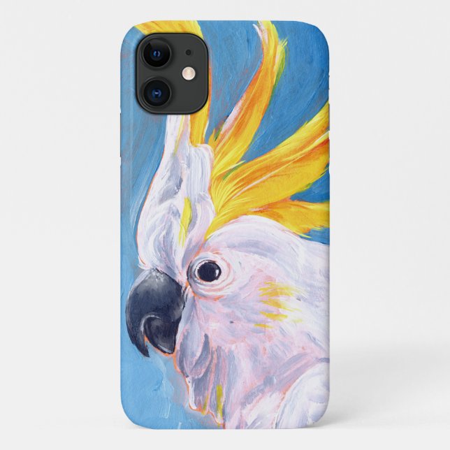 Capa Para iPhone 11 Neon Mohawk - Cockatoo (Verso)