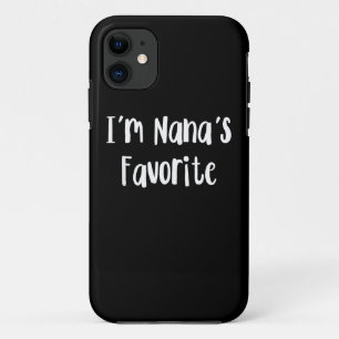 Capa Para iPhone 11 neto engraçado Sou a favorita da Nana