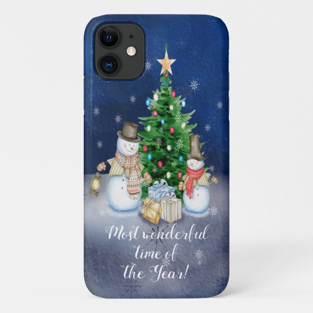 Capa Para iPhone 11 Neve do Ano Mais Maravilhoso (Verso)