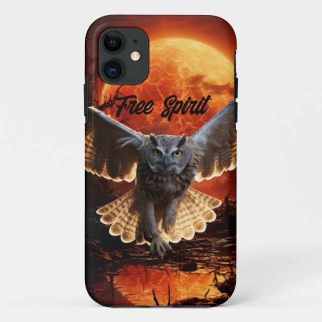Capa Para iPhone 11 Night Owl (Verso)