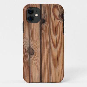 Capa Para iPhone 11 Nó de madeira - textura de madeira da grão