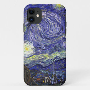 Capa Para iPhone 11 Noite Estrelada, Vincent van Gogh