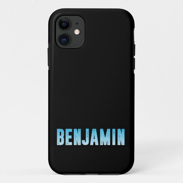 Capa Para iPhone 11 Nome Benjamin (Verso)