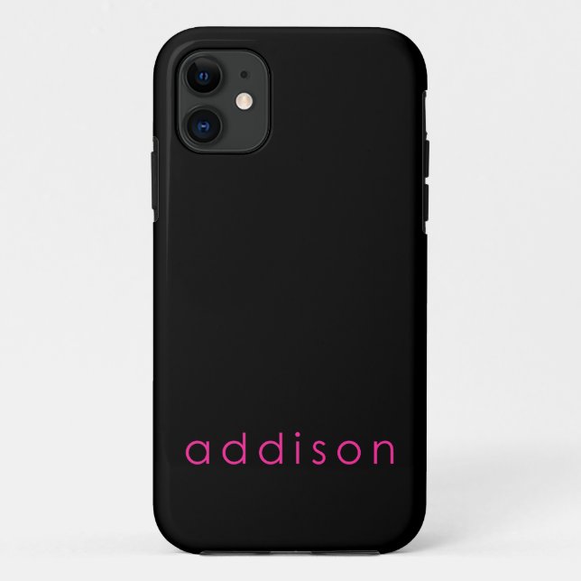 Capa Para iPhone 11 Nome da addison, para Addison (Verso)