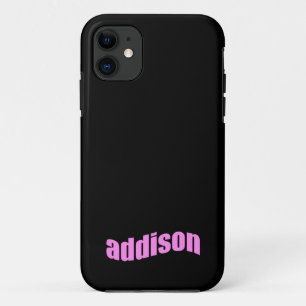 Capa Para iPhone 11 Nome da addison, para Addison