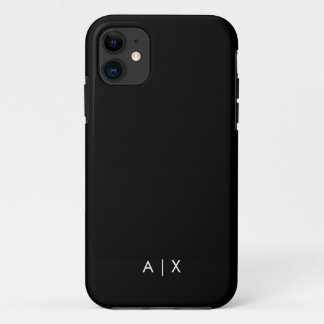 Capa Para iPhone 11 Nome de casal monogramado simples