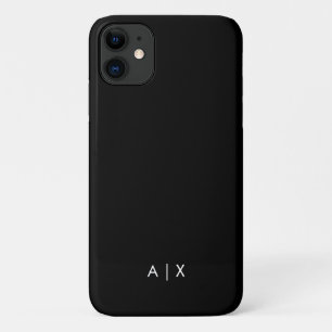 Capa Para iPhone 11 Nome do Casal simples monograma