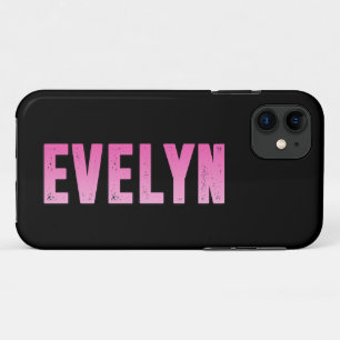 Capa Para iPhone 11 Nome Evelyn