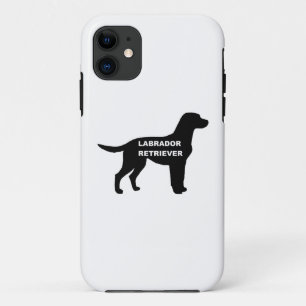Capa Para iPhone 11 nome labrador silhouette