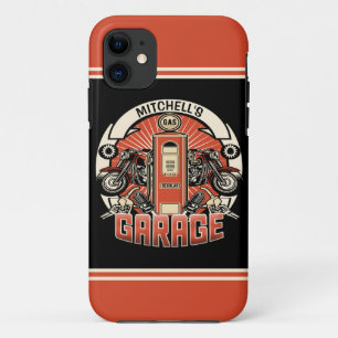 Capa Para iPhone 11 Nome Personalizado Bomba de Gás Retrospectiva Gar