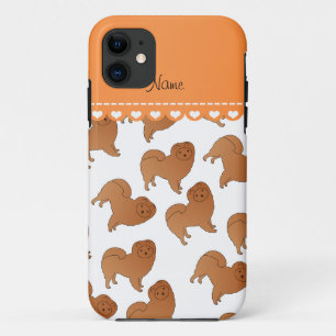 Capa Para iPhone 11 Nome personalizado Cães de vaca brancos