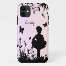 Nome Personalizado da Ballerina Azul