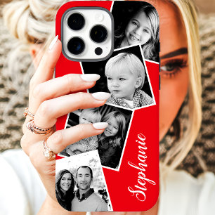 Capa Para iPhone 11 Nome Personalizado da Colagem de Fotos do Instagra